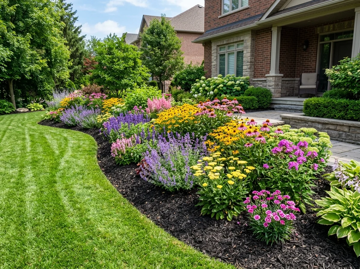 Perennial garden design in Mississauga